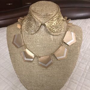 Beautiful Costume Necklace -Gold and Silver Plated